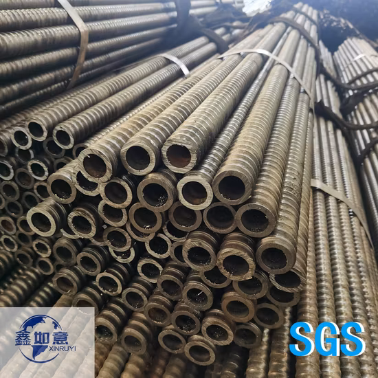 Hollow Bar Anchor/Self Drilling Anchor Bolt for Slope Stabilization R51 Steel 40cr/45