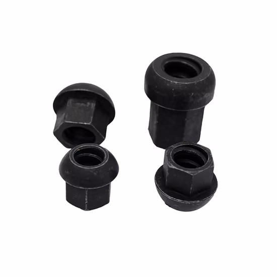 Écrou sphérique en acier au carbone M20/25 mm, écrou bombé et plaque d'ancrage utilisés pour les barres d'acier filetées laminées à chaud